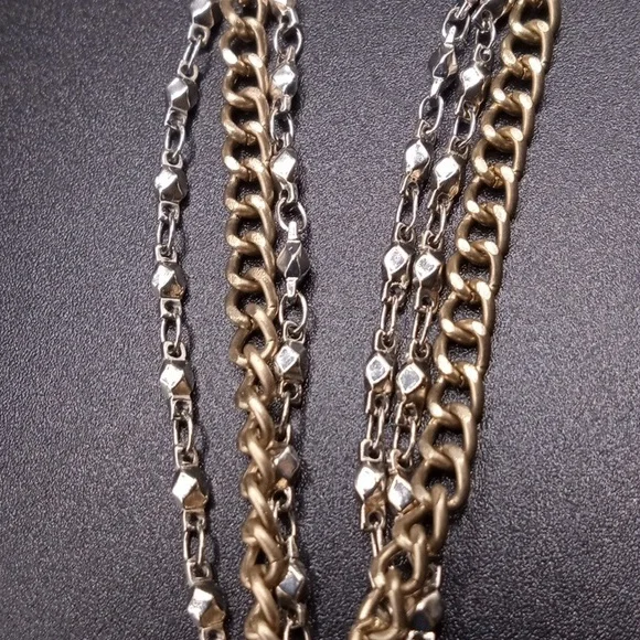 STAYEMENT NECKLACE/ 2 PRS EARRINGS - Picture 13 of 14